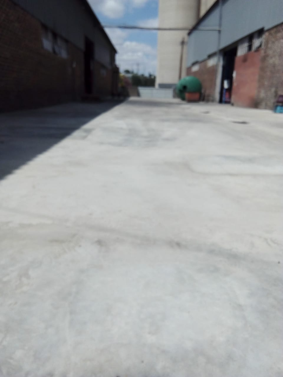Completed Concrete Slab